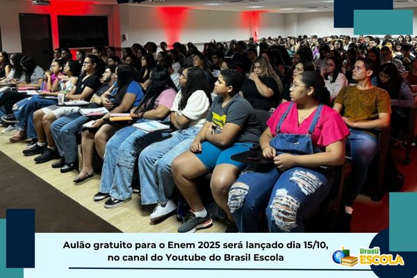 Estudantes em auditório